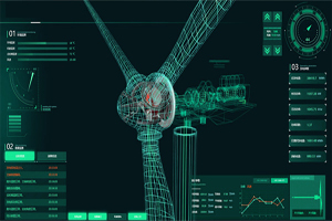 智慧风电场数字孪生全景运行监测系统
